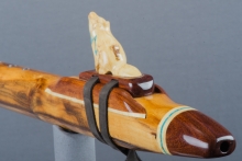 Texas Ebony Native American Flute, Minor, Low D-3, #J34F (3)